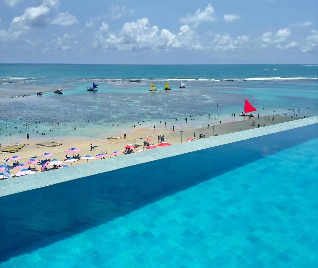 Апартаменты Porto De Galinhas- Gs Beach Prime- Mirante Do Porto - Excelente Localizacao!! Бразилия